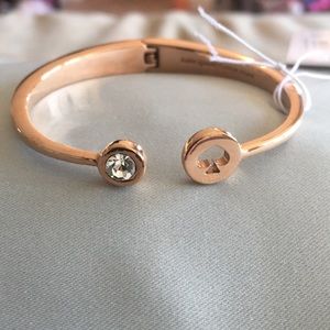 Kate Spade Spot The Spade Bangle Bracelet Rose